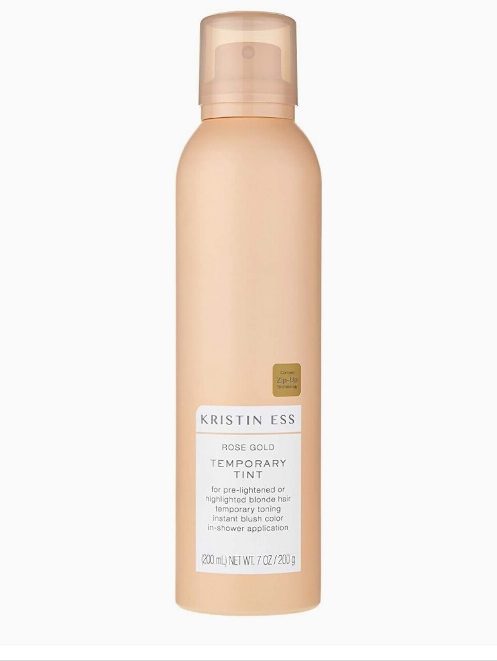 Sealed Two Cans Kristin Ess Rose Gold Temporary Tint Spray Hair Color Pink 200ml